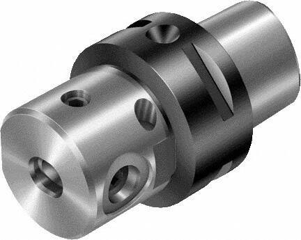 Sandvik Coromant - 6mm Bore Diam, 25mm Body Diam x 21mm Body Length, Boring Bar Holder & Adapter - Internal Coolant - Exact Tool & Supply