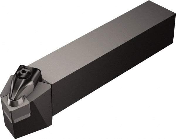 Sandvik Coromant - CSRNR/L, Left Hand Cut, 15° Lead Angle, 32mm Shank Height x 32mm Shank Width, Negative Rake Indexable Turning Toolholder - 170mm OAL, SNGN 19 07 12, SNG 653 Insert Compatibility, Series T-Max - Exact Tool & Supply