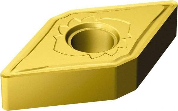 Sandvik Coromant - DNMG443 SMR Grade S05F Carbide Turning Insert - 55° Diamond, 1/2" Inscr Circle, 1/4" Thick, 3/64" Corner Radius - Exact Tool & Supply