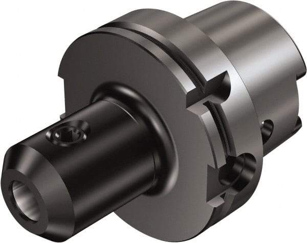 Sandvik Coromant - HSK63 Taper Shank 31.75mm Hole End Mill Holder/Adapter - 4.134" Projection, Through-Spindle Coolant - Exact Tool & Supply