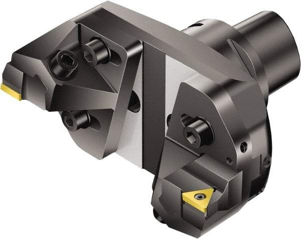 Sandvik Coromant - Right Hand Cut, 198mm Min Bore Diam, Size C10 Steel Modular Boring Cutting Unit Head - 5.0394" Max Bore Depth, Through Coolant, Compatible with TCMT 432, TCMT 22 04 08 - Exact Tool & Supply