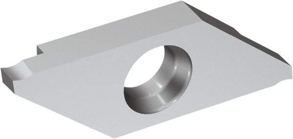 Sandvik Coromant - 3RMAGR MAG Grade H13A, 1.75mm Cutting Width Carbide Grooving Insert - 0.1457" Max Depth of Cut, Right Hand, Uncoated - Exact Tool & Supply