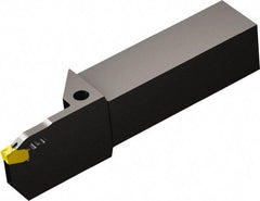 Sandvik Coromant - QD, External, Right Hand, 1.3" Max Depth of Cut, Indexable Grooving Tool Holder - QD-NK-0600-0003-CM Insert Compatibility, 1-1/4" Shank Height, 1-1/4" Shank Width, 7" OAL, Through Coolant - Exact Tool & Supply