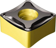 Sandvik Coromant - N331.1D136520 PM Grade 4220 Carbide Milling Insert - TiCN/Al2O3/TiN Finish, 6.55mm Thick, 13.4mm Inscribed Circle - Exact Tool & Supply