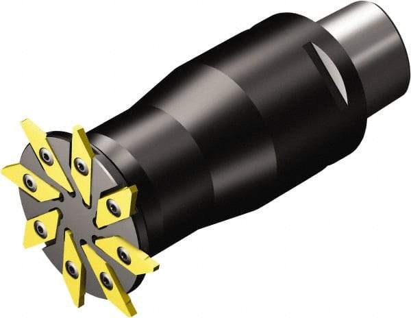 Sandvik Coromant - Coromant Capto Connection, 6.3mm Depth of Cut, 66mm Cutter Diam, Indexable Slotting Cutter - Steel - Exact Tool & Supply