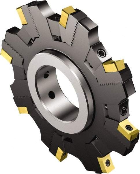 Sandvik Coromant - 60 Connection, 309mm Cutter Diam, 2.3622" Hole Diam, 20 Tooth Indexable Slotting Cutter - R/L331.52..Sxx Toolholder, N331.1A-11 Insert, Left Hand Cutting Direction - Exact Tool & Supply