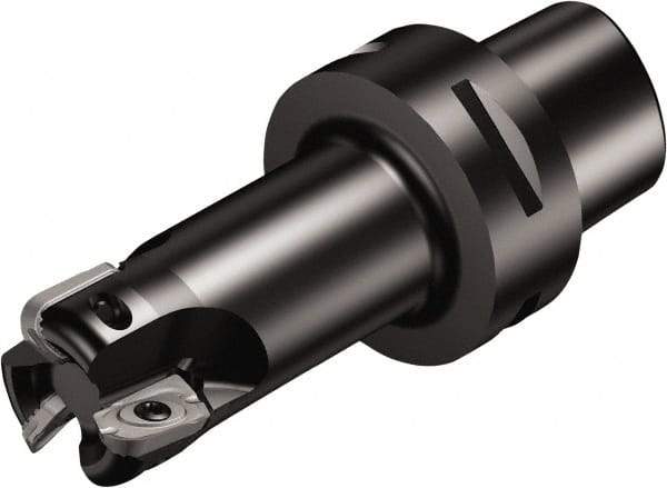 Sandvik Coromant - 2 Inserts, 50mm Cut Diam, 50mm Arbor Diam, 18mm Max Depth of Cut, Indexable Square-Shoulder Face Mill - 90° Lead Angle, 100mm High, R790-2205.. Insert Compatibility, Through Coolant, Series CoroMill 790 - Exact Tool & Supply