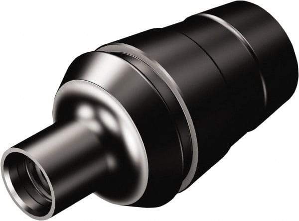 Sandvik Coromant - ER32 Taper Shank 9.15mm Hole End Mill Holder/Adapter - 0.4331" Projection, Through-Spindle Coolant - Exact Tool & Supply