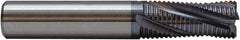 M.A. Ford - 3/4" Diam, Fine Pitch, 1-1/2" LOC, 4 Flute Solid Carbide Roughing Square End Mill - ALtima Finish, 4" OAL, 3/4" Shank Diam, Single End, Centercutting, 20° Helix - Exact Tool & Supply