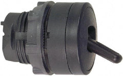 Schneider Electric - 22mm Mount Hole, 2 Position, Toggle Operated, Selector Switch Only - Black, Maintained (MA), Nonilluminated, Shock, Vibration and Water Resistant - Exact Tool & Supply