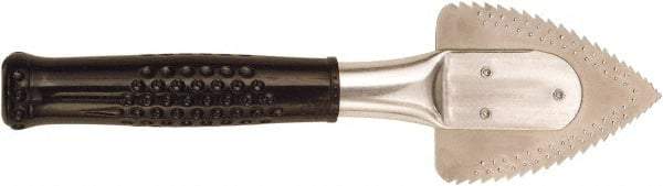Hyde Tools - Stiff Stainless Steel Serrated Scraper - 3-1/4" Blade Width - Exact Tool & Supply