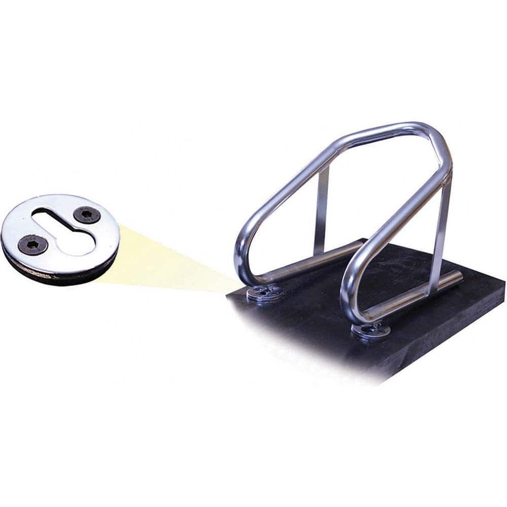 Erickson Manufacturing - Wheel Chocks; Width (Inch): 6 ; Height (Inch): 11 ; Depth (Inch): 6 ; Material: Steel - Exact Tool & Supply