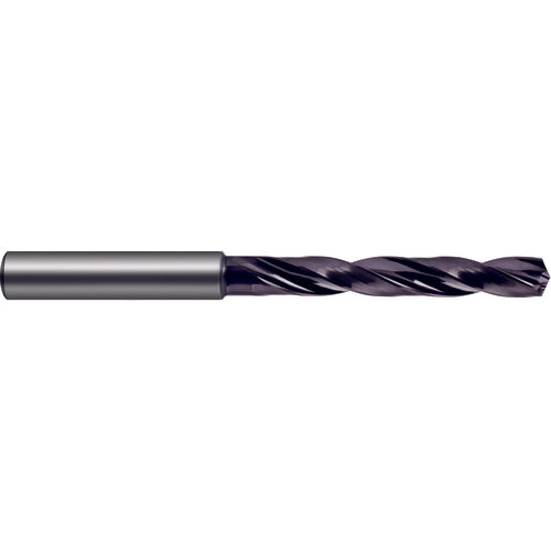 #18 Dia. × 6 mm Shank × 36 mm Flute Length × 74 mm OAL, 5xD, 140°, nano-FIREX, 2 Flute, Coolant Thru, Solid Carbide Drill - Exact Tool & Supply