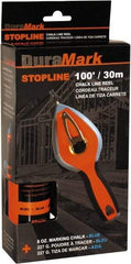 US Tape - 100' Long Chalk Reel - Blue - Exact Tool & Supply