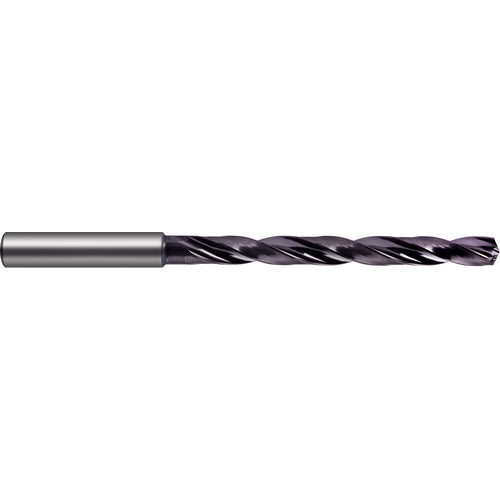 16.7 mm Dia. × 18 mm Shank × 171 mm Flute Length × 223 mm OAL, 7xD, 140°, nano-FIREX, 2 Flute, Coolant Thru, Solid Carbide Drill - Exact Tool & Supply