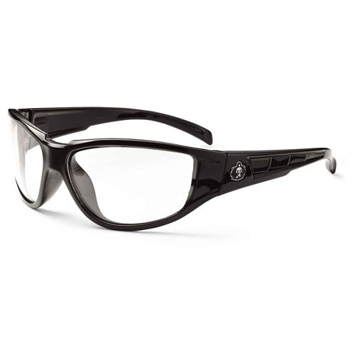 Njord Clear Lens Black Safety Glasses - Exact Tool & Supply