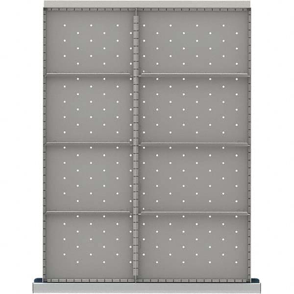 LISTA - 8-Compartment Drawer Divider Layout for 3.15" High Drawers - Exact Tool & Supply
