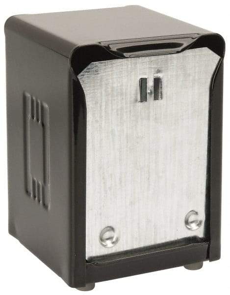 San Jamar - 3-3/4 x 4 x 5-1/2, Napkin Dispenser - Tabletop Low Fold, Black - Exact Tool & Supply