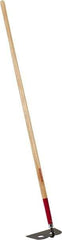 Razor-Back - 6" High x 10" Wide Square Steel Hoe - 66" Long Wood Straight Handle - Exact Tool & Supply