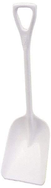 Remco - 17" High x 14" Wide Square Plastic Scoop - 42" Long Plastic D-Grip Handle - Exact Tool & Supply