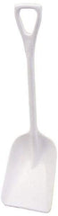 Remco - 17" High x 14" Wide Square Plastic Scoop - 42" Long Plastic D-Grip Handle - Exact Tool & Supply