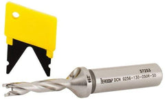 Iscar - 0.256" to 0.271" Diam, 5xD, 1.3" Max Depth, 1/2" Shank Diam, 3.61" OAL, Replaceable-Tip Drill - FCP, ICK, ICK-2M, ICM, ICN, ICP, iCP-2M Insert, 6.5 Seat Size, 55045959 Toolholder, Series SumoCham - Exact Tool & Supply