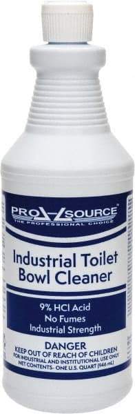 PRO-SOURCE - 1 qt Bottle Liquid Bathroom Cleaner - Mint Scent, Toilet Bowl - Exact Tool & Supply