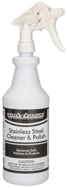 PRO-SOURCE - 0.25 Gallon Liquid Stainless Steel Cleaner - Bottle - Exact Tool & Supply