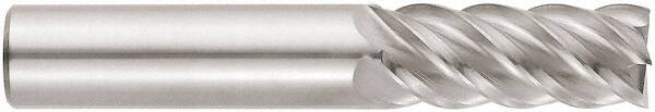 Niagara Cutter - 6mm, 13mm LOC, 6mm Shank Diam, 57mm OAL, 5 Flute, Solid Carbide Square End Mill - Exact Tool & Supply