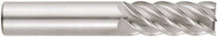 Niagara Cutter - 6mm, 13mm LOC, 6mm Shank Diam, 57mm OAL, 5 Flute, Solid Carbide Square End Mill - Exact Tool & Supply