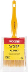 Wooster Brush - 3" Synthetic General Purpose Paint Brush - 2-11/16" Bristle Length, Plastic Handle - Exact Tool & Supply