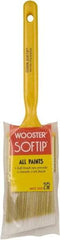 Wooster Brush - 2" Synthetic Sash Brush - 2-3/16" Bristle Length, Plastic Handle - Exact Tool & Supply