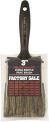 Wooster Brush - 3" Hog General Purpose Paint Brush - 2-11/16" Bristle Length, Plastic Handle - Exact Tool & Supply