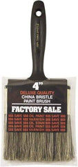 Wooster Brush - 4" Hog General Purpose Paint Brush - 2-15/16" Bristle Length, Plastic Handle - Exact Tool & Supply