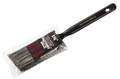Wooster Brush - 1-1/2" Angled Hog Sash Brush - 1-15/16" Bristle Length, Plastic Handle - Exact Tool & Supply