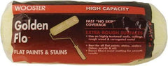 Wooster Brush - 1-1/4" Nap, 9" Wide Paint General Purpose Roller Cover - Extra-Rough Texture, Fabric - Exact Tool & Supply