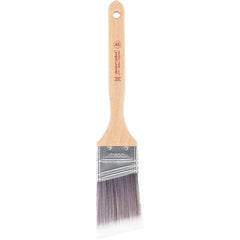 Wooster Brush - 2" Synthetic General Purpose Paint Brush - 2-11/16" Bristle Length, Maple Handle - Exact Tool & Supply