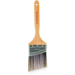 Wooster Brush - 3" Synthetic Paint Brush - 3-3/16" Bristle Length, Maple Handle - Exact Tool & Supply