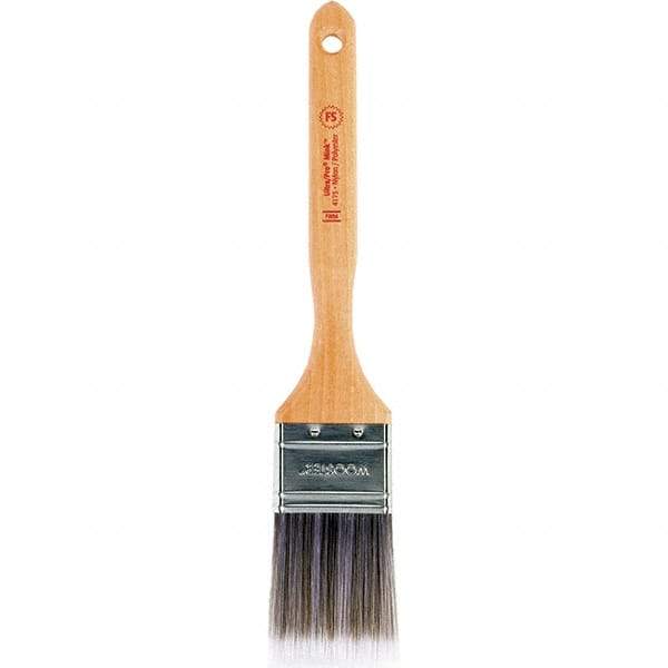 Wooster Brush - 2" Flat Synthetic Sash Brush - 2-11/16" Bristle Length, Maple Handle - Exact Tool & Supply
