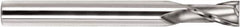 SGS - 12mm, 30mm LOC, 12mm Shank Diam, 110mm OAL, 2 Flute, Solid Carbide Square End Mill - Single End, TiN Finish, Spiral Flute, 30° Helix, Centercutting, Right Hand Cut, Right Hand Flute, Series 59M - Exact Tool & Supply