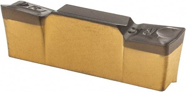 Iscar - 4004HFPR Grade IC8250, 4mm Cutting Width Carbide Grooving Insert - 2mm Max Depth of Cut, Right Hand, 0.4mm Corner Radius, TiCN/Al2O3/TiN Finish - Exact Tool & Supply
