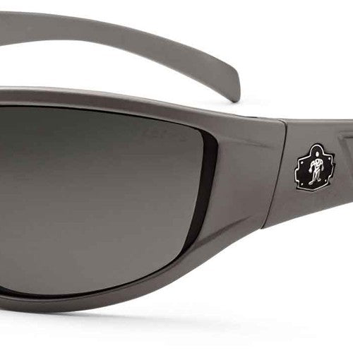 Njord Smoke Lens Matte Gray Safety Glasses - Exact Tool & Supply