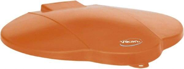 Vikan - 3 Gal Polypropylene Pail Lid - Orange, For Use with 5692 - Exact Tool & Supply