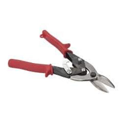 Paramount - 1-1/4" Length of Cut, Left Pattern Aviation Snip - 9-3/4" OAL, Steel Handle, 4047 Molybenum Alloy Steel Blade, 18 AWG Steel Capacity - Exact Tool & Supply