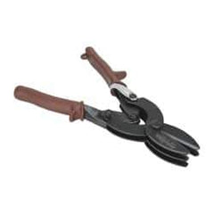 Paramount - 1-5/8" Length of Cut, Straight Pattern Aviation Snip - 8" OAL, Steel Handle, Hardened Steel Blade, 24 AWG Steel Capacity - Exact Tool & Supply