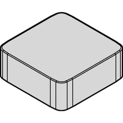 Kennametal - SNXF433 Grade KY3500 Ceramic Milling Insert - Uncoated, 3/64" Corner Radius - Exact Tool & Supply