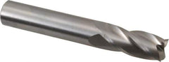 OSG - 14mm, 30mm LOC, 14mm Shank Diam, 89mm OAL, 4 Flute, Solid Carbide Square End Mill - Single End, Uncoated, Spiral Flute, 30° Helix, Centercutting, Right Hand Cut, Right Hand Flute, Series 404 - Exact Tool & Supply