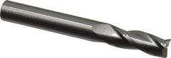 OSG - 9mm, 22mm LOC, 10mm Shank Diam, 70mm OAL, 3 Flute, Solid Carbide Square End Mill - Single End, Uncoated, Spiral Flute, 30° Helix, Centercutting, Right Hand Cut, Right Hand Flute, Series 403 - Exact Tool & Supply