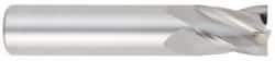 OSG - 6mm, 12mm LOC, 6mm Shank Diam, 51mm OAL, 4 Flute, Solid Carbide Square End Mill - Single End, Uncoated, Spiral Flute, 30° Helix, Centercutting, Right Hand Cut, Right Hand Flute, Series 414 - Exact Tool & Supply