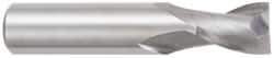 OSG - 5/16", 1/2" LOC, 5/16" Shank Diam, 2" OAL, 2 Flute, Solid Carbide Square End Mill - Single End, TiAlN Finish, Spiral Flute, 30° Helix, Centercutting, Right Hand Cut, Right Hand Flute, Series 412 - Exact Tool & Supply